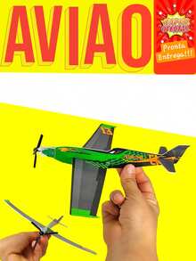 10 Airplane For Children's Day Birthday Party Kit Gift Souvenir Children's Toy - 彩色 - 查看 4