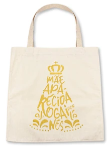 Ecobag Smile Happy Face Smiling Beach Bag Fabric Bag - Màu vàng - Xem 1