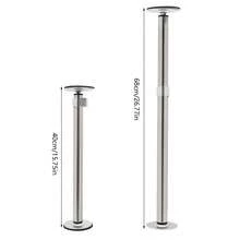 HaroldDol Undermount Sink Brackets Stainless Steel Adjustable Support Sink Legs Installation And Repair System Kit For Kitchen Sink The Best Gift/Present For Family&Friends Happy Christmas - Silver - View 2