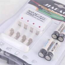 Rechargeable AA AAA Battery Charger With 4 AAA Batteries - View 4