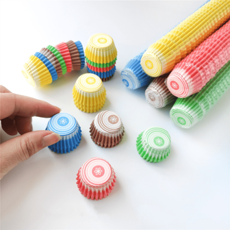 500pcs Mini Baking Paper Cups, Small Cupcake Liners, Grease-Proof Cake Paper Cups, Cake Molds, Baking Tools