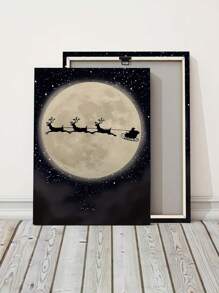 1 tấm áp phích in vải canvas Giáng sinh, ba chú nai con và ông già Noel dưới ánh trăng, tranh treo tường nghệ thuật, tranh treo tường phòng tắm, phòng ngủ, văn phòng, phòng khách, trang trí tường nhà Giáng sinh, trang trí Giáng sinh không có khung, trang trí XMAS, cây thông Noel, quà tặng, trang trí nhà, lễ tạ ơn, đám cưới, trang trí nhà, trang trí mùa thu, trang trí mùa thu, trang trí sinh nhật làm quà tặng, đồ dùng cho bữa tiệc, trang trí lễ hội trong nhà, trang trí Halloween, trang trí tường, đồ trang trí Halloween - Nhiều màu - Xem 10