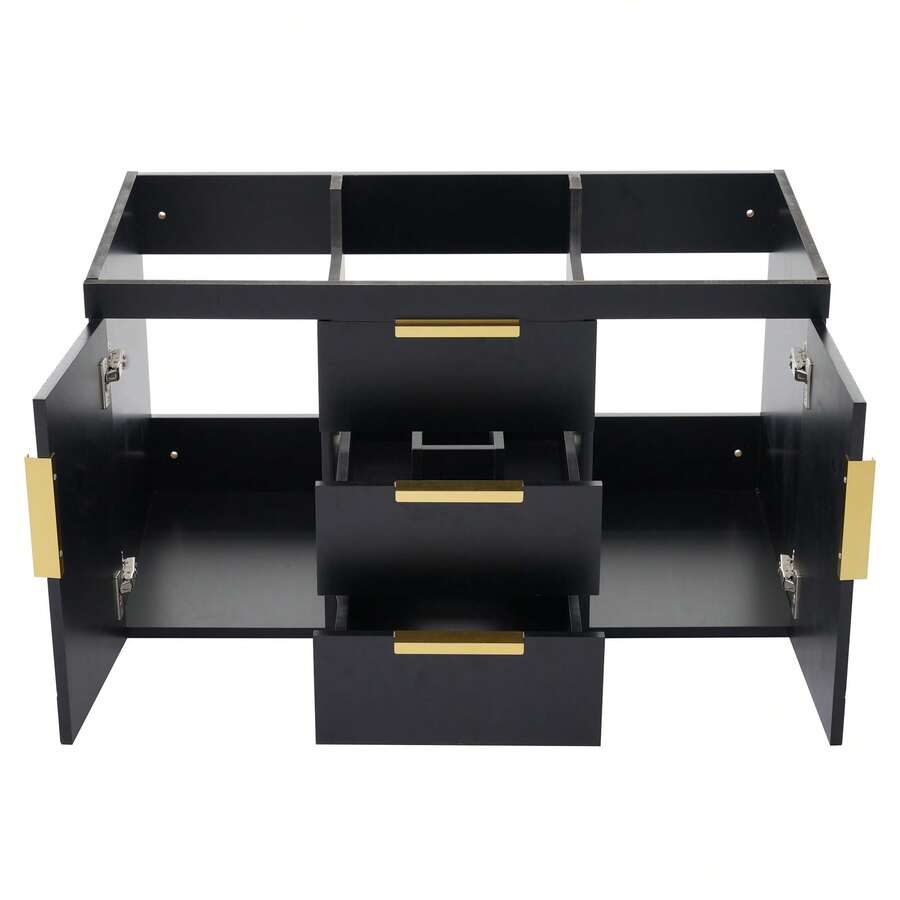 MoolSun 36 Inch Wall Mounted Bathroom Vanity, Floating Bathroom Storage