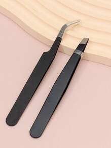 Two Pieces Set Of Multi-Color Eyelash Curler, Black And Pink Eyelash Curler Tweezers, Eyelash Curler Makeup Tool Tweezers, Fine And Easy To Meet The Needs, Thick Steel Hardness, High Elasticity, Durability, Good With Protective Cover To Avoid Hand Injury, Tight And Comfortable Grafting, Portable Color Beauty Tool Eyelash Comb, Black Makeup Eyelash Extension, Reusable Eyelash Care, Eyelash Production Wholesale Gift Set