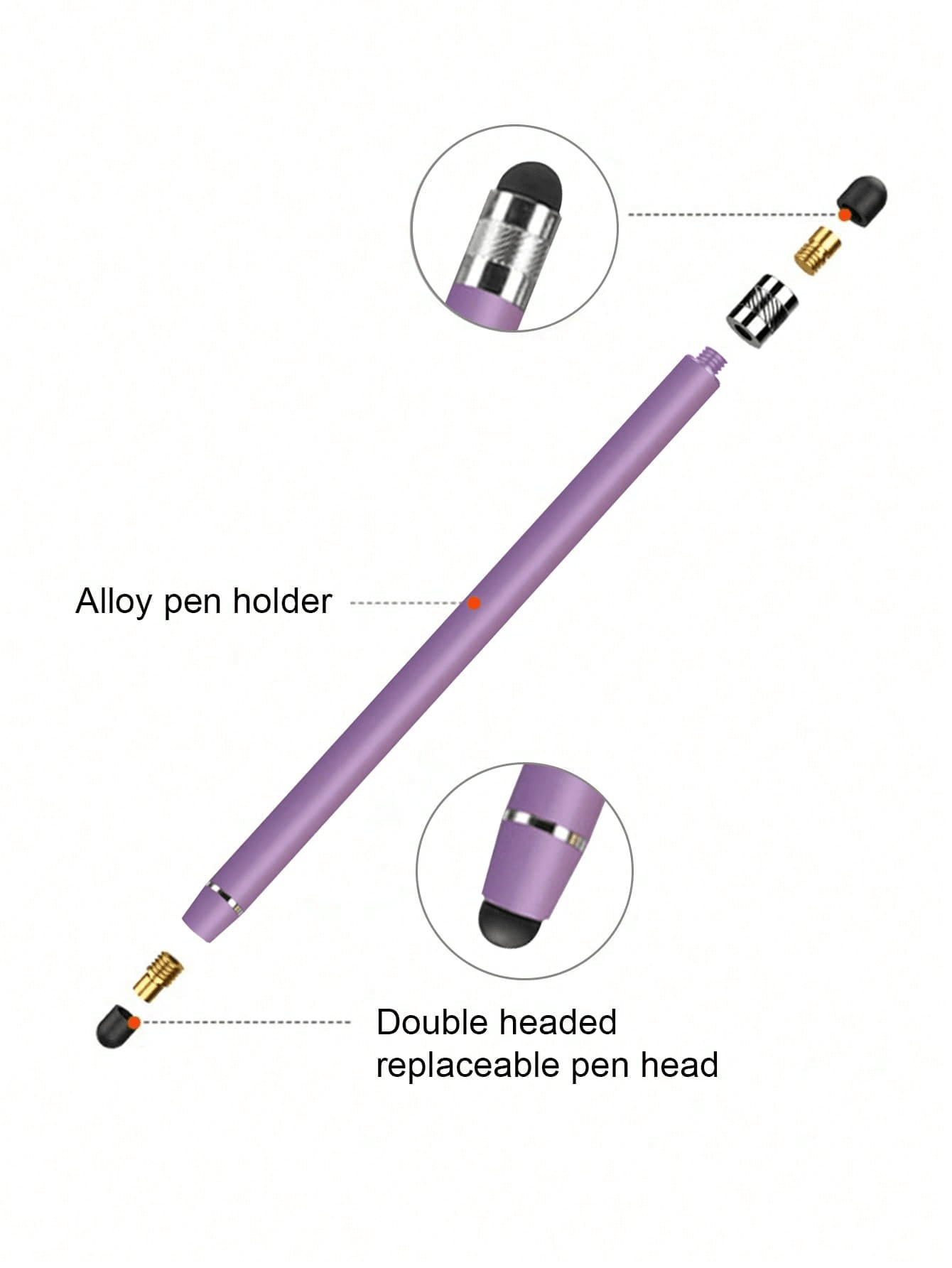 2In1 Capacitive Touch Screen Stylus Pen With Ball Pen SHEIN UK