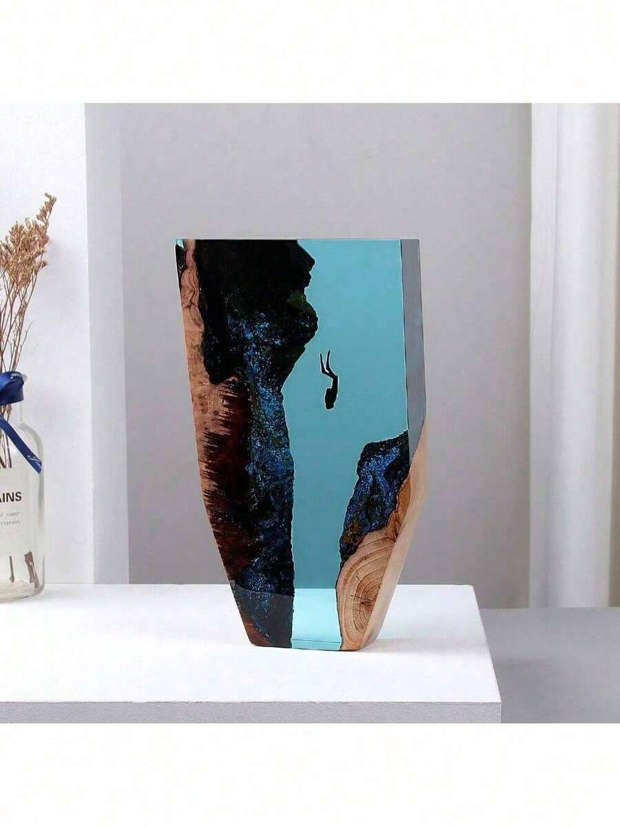 Marine Cave Diver Desktop Decoration Creative Art Lamp SHEIN USA