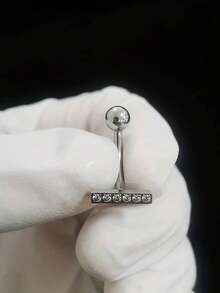 CIZME Self Belly Button Piercing Needles Kit 14G Belly Piercing Needle Piercing Needles Kit Piercing Gun For Belly Button With Belly Button Ring - Multicolour - View 6