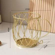 1 件北欧风格金色咖啡胶囊收纳架，轻奢家居零食收纳架，咖啡厅酒吧展示架返校 - 彩色 - 查看 9