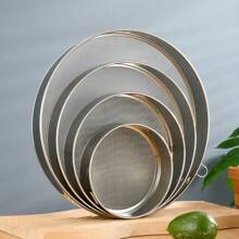 1 PC Stainless Steel Ultra-Fine 60 Mesh Sieve Kitchen Flour Sieve Baking Kitchen Homemade Bread, Cookies, Baking Kitchen Tools - Silver - View 6