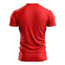 Millionaire Bear T-Shirt Money Dollars Bills Men's Clothing - 紅色 - 查看 3