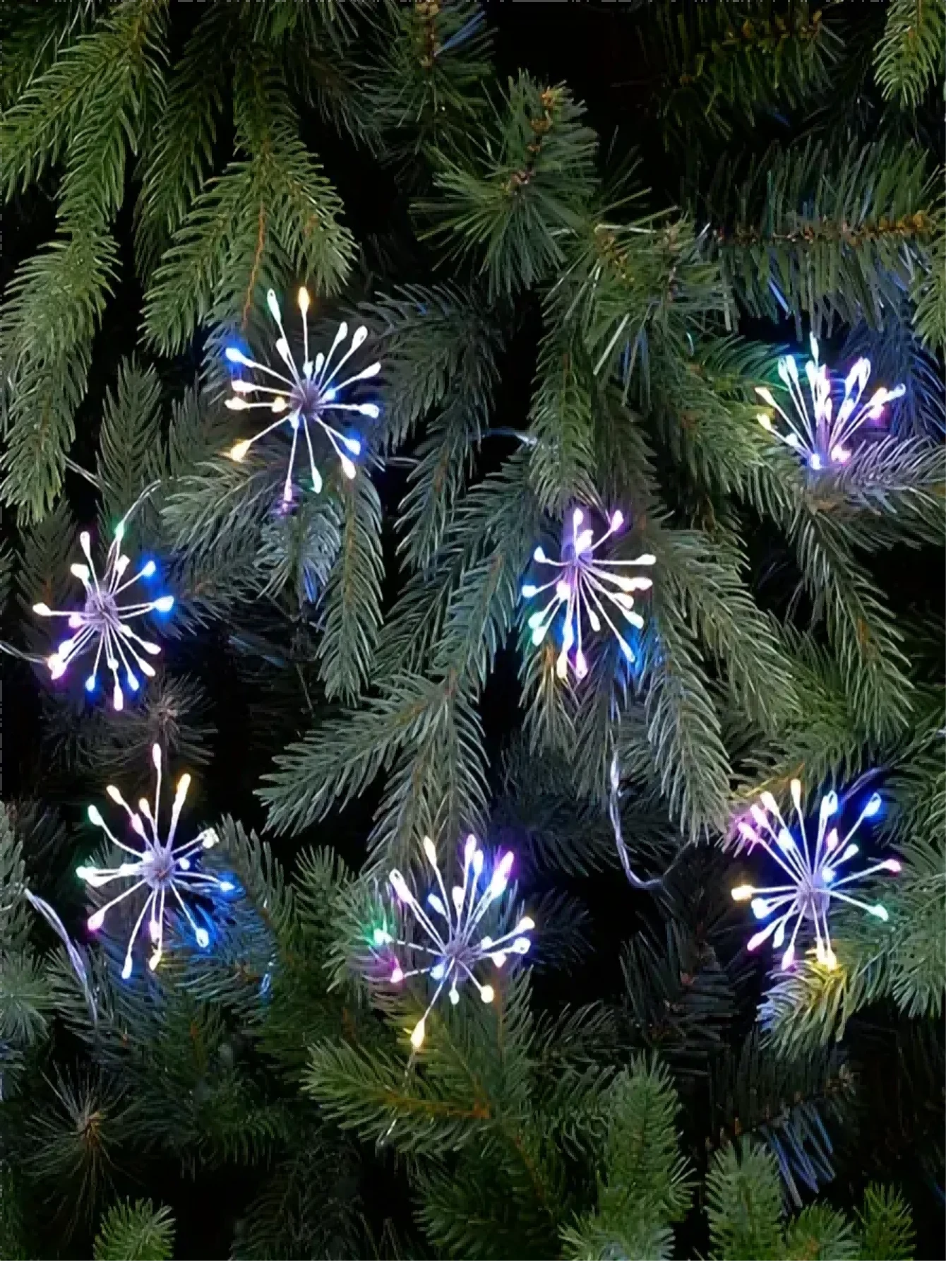 1pc Fireworks Dandelion String Lights, LED Christmas Decoration Lights