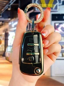 （无盒）钥匙扣适用于奥迪 A1 A3 A4 8P 7.99 L 8V A5 B6 B7 A6 C5 C6 Q2 Q3 Q5 Q5 4F S3 S4 S6 RS3 TT 汽车钥匙 - 彩色 - 查看 3