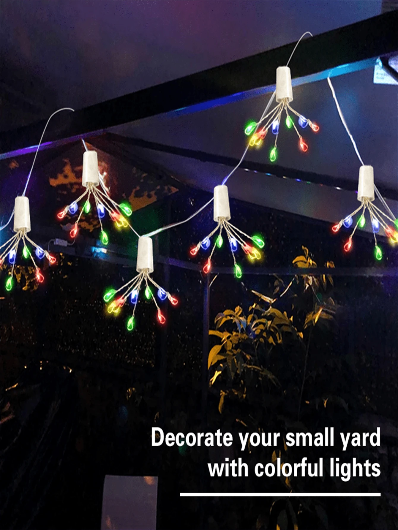 1pc Fireworks Dandelion String Lights, LED Christmas Decoration Lights