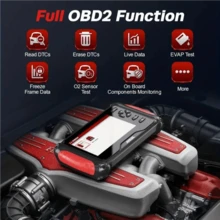 Máy quét mã lỗi Ancel FX8000i OBD2, Công cụ chẩn đoán, Công cụ quét chẩn đoán ô tô ABS/SRS/Hộp số/Kiểm tra động cơ Cập nhật WiFi miễn phí trọn đời - màu đen - Xem 5