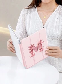 1 件秋季万圣节南瓜图案平板电脑保护壳，兼容 iPad 10.2 英寸，兼容 iPad Pro 11 2021/2020/10 代，兼容 iPad Mini 4/5/6，兼容三星 Galaxy Tab A8 10.5 英寸 2022、Matepad 10.4/Tab，带铅笔槽，防摔，平板电脑支架保护套 - 彩色 - 查看 5