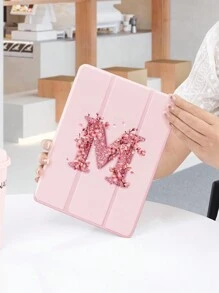 1 件秋季万圣节南瓜图案平板电脑保护壳，兼容 iPad 10.2 英寸，兼容 iPad Pro 11 2021/2020/10 代，兼容 iPad Mini 4/5/6，兼容三星 Galaxy Tab A8 10.5 英寸 2022、Matepad 10.4/Tab，带铅笔槽，防摔，平板电脑支架保护套 - 彩色 - 查看 2