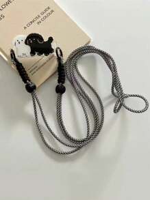 1pc Cartoon Animal Phone Holder Lanyard, Cute Dog Cross-Body Strap Necklace Phone Chain, Women