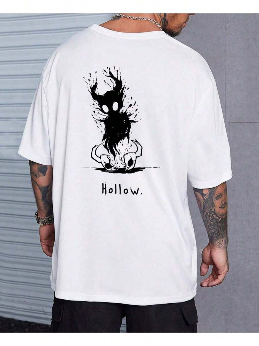 Hollow Knight King Of Hallownest T-Shirt Game Hollow Knight Shirt 100% Cotton - 白色 - 查看 1