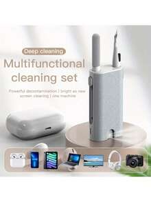 8 In 1 Multifunctional Portable Keyboard Cleaning Brush Kit For Computer/Headphone/Tools - 彩色 - 查看 5
