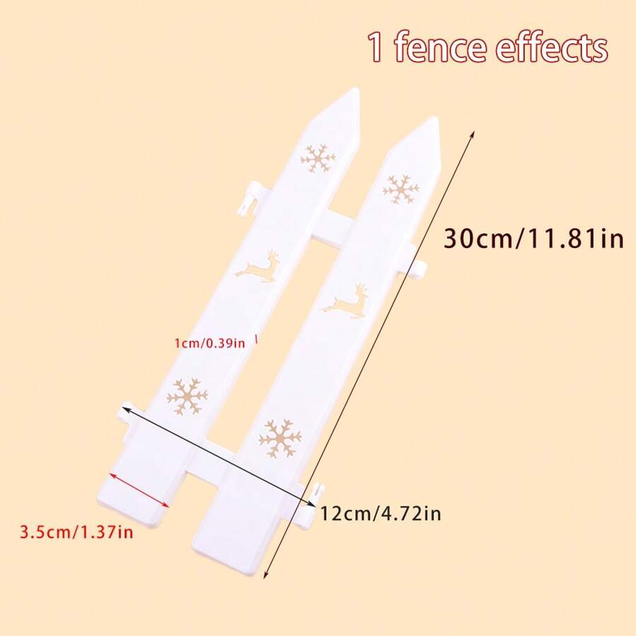 1pc Christmas Tree Pet Fence Decorations Xmas Indoor Outdoor Gate Deer