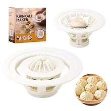 1pc Gadget Jinkali Bun Mold Dumpling Mold Shaomai Artifact Bun Maker Kitchen Gadget - Multicolor - View 3