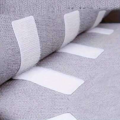 10/20 piezas de tiras adhesivas de gancho y bucle, cinta de entrelazado de doble cara, cinta autoadhesiva, tiras de montaje resistentes para uso doméstico u oficina - sin agujeros ni tornillos, 7cm x 2cm / 2.75 x 0.79 pulgadas