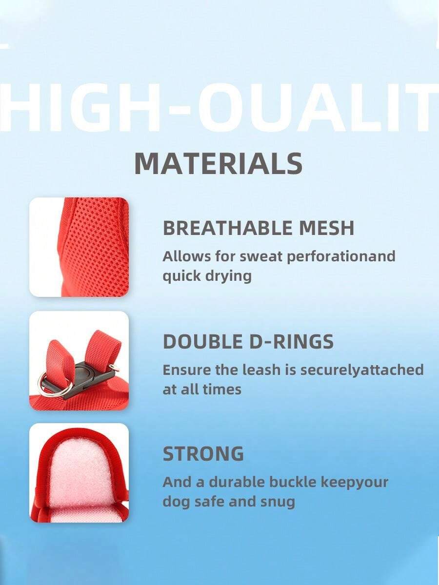 Dog Harness For Small Medium Sized Dog, Puppy Harness And Leash Set