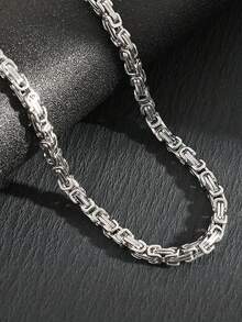 1 chiếc Street Bully Chuỗi giỏ hoa bằng thép không gỉ Chuỗi xương đòn thời trang Dây chuyền nam Hip-Hop Chuỗi xương cá nhân hóa - Nhiều màu - Xem 5