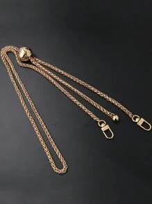 1 件可调节金色球链，金属灯笼链配件，适用于斜挎包、手机，适合送给母亲、家人、朋友、生日、节日的手机挂饰、手机链 - 金色 - 查看 3