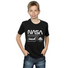 Boys Classic Space Shuttle T-Shirt (Black) - 黑色 - 查看 3