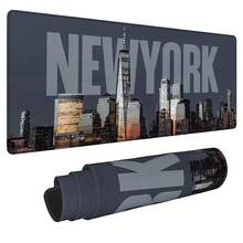 1 miếng lót chuột New York mát mẻ, miếng lót chuột chơi game lớn, nhiều kích cỡ, bàn phím, thảm cao su chống trượt, miếng lót chuột văn phòng, phụ kiện bàn làm việc, miếng lót chuột để bàn cho trường học, văn phòng, quà tặng cho bạn bè, gia đình - Nhiều màu - Xem 1