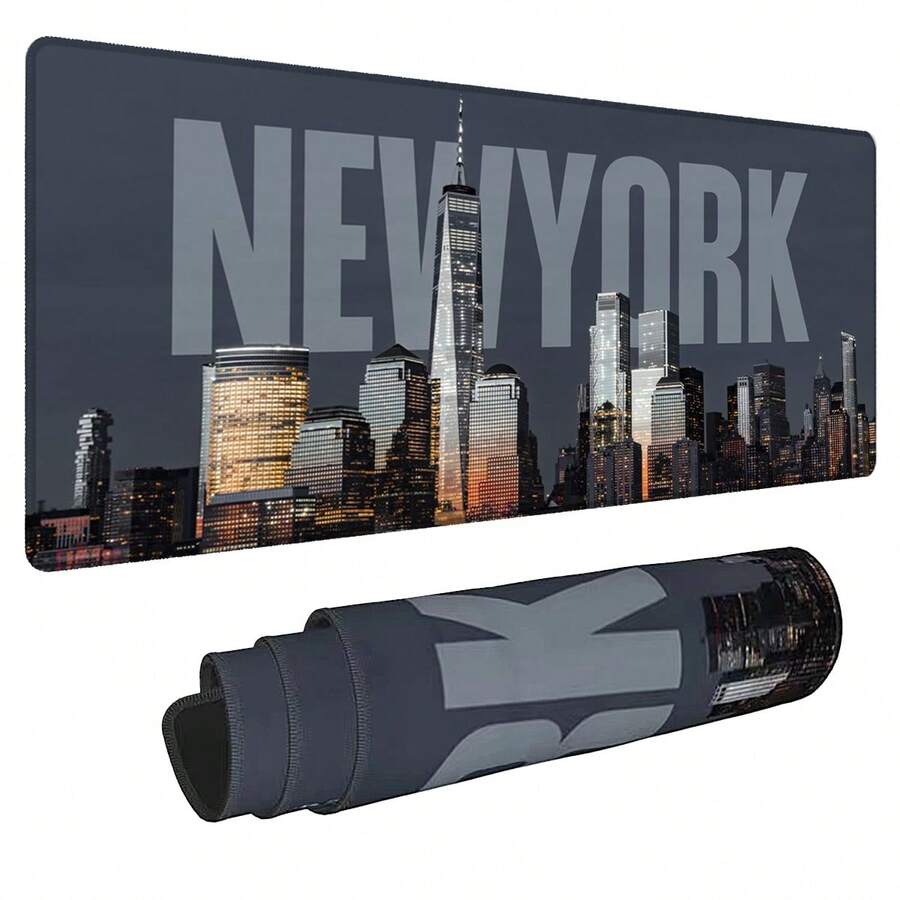 1 miếng lót chuột New York mát mẻ, miếng lót chuột chơi game lớn, nhiều kích cỡ, bàn phím, thảm cao su chống trượt, miếng lót chuột văn phòng, phụ kiện bàn làm việc, miếng lót chuột để bàn cho trường học, văn phòng, quà tặng cho bạn bè, gia đình - Nhiều màu - Xem 1