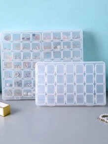 1 件 12/28/56 格透明珠宝收纳盒，可拆卸简约珠宝收纳盒 - 彩色 - 查看 13