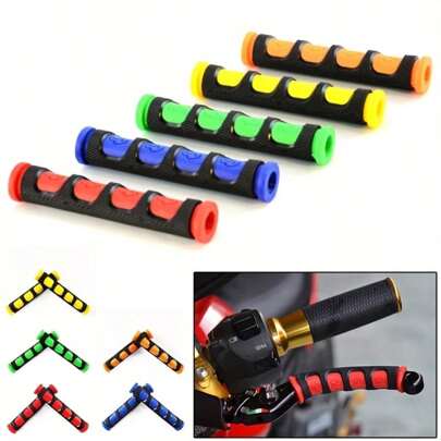 2pcs Durable Anti-Slip Brake Handle Covers For Motorcycles & Bicycles - Outdoor Cycling Grip Accessories