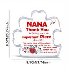 1pc Acrylic Decorative Sign/Plaque, Gift For Grandma, Mom, Birthday, Mother's Day, Thanksgiving - Thank You Mom Birthday Gifts Graduation