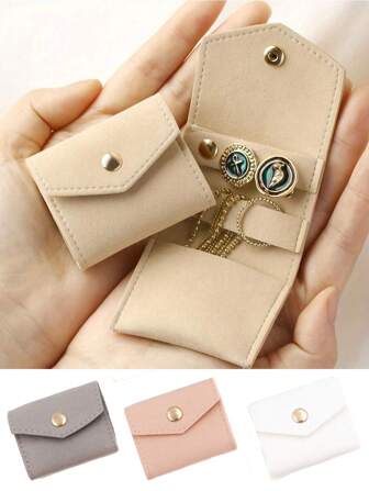 1個 高級スエード ソフト多機能ジュエリーロールバッグ - ピアス、指輪、イアスタッド、ネックレスの高級収納ケース - 持ち運び可能、コンパクト、保護ケース トラベルエッセンシャルズ 学校に戻る スクールサプライ ホリデー キャンプ ホリデーエッセンシャルズ バケーションアクセサリー ミニサマージュエリーボックス ジュエリーホルダー ジュエリーオーガナイザー 指輪用 ネックレス用 ブレスレット用 ジュエリーアクセサリー ジュエリー収納バッグ 誕生日ギフト お母さんへのギフト