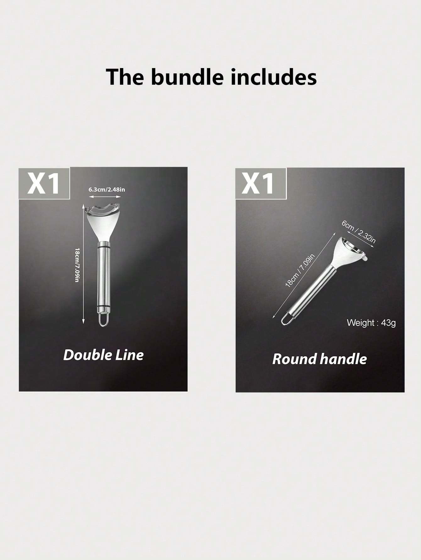 قشارة ذرة من الفولاذ المقاوم للصدأ قياس 7 بوصة، فا...