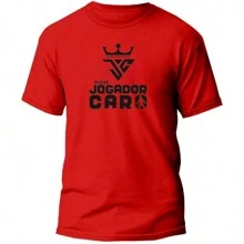 SHIRT PRINTED T-SHIRT BOLEIROS PIQUE GAMER EXPENSIVE LAUNCH MEN'S TOP - Đỏ - Xem 1