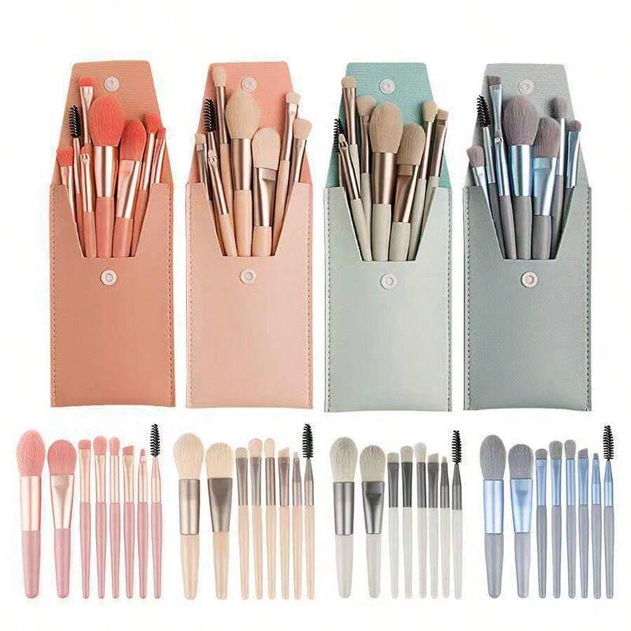Facial Powders Puff Eyeshadow Brushes Make Up For Blending Fluffy