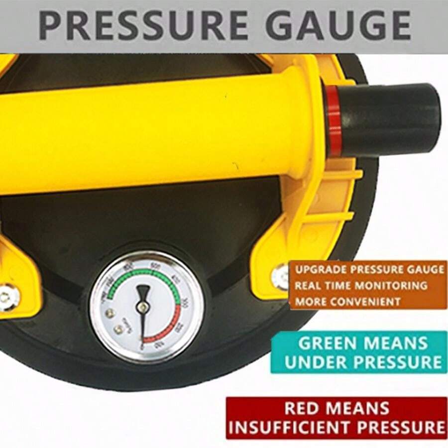 8 Inch (Approx. 20 Cm) Glass Suction Cup Lifter, Heavy Duty Handheld