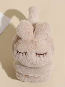 1pc Children's Closed-Eye Rabbit Ear Muffs, Warm & Fashionable, Suitable For Parties, Outdoor Activities, Daily Use