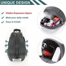 Túi yên xe đạp ROCKBROS, túi hình nêm gắn dưới yên xe, túi đựng đồ gắn dây đeo, túi đựng đồ dưới yên xe đạp leo núi/xe đạp đường trường, 0.75L - Nhiều màu - Xem 6