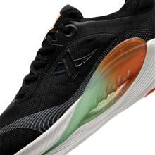 XTEP Pantofi de alergat Hydrogen 7.0 pentru bărbați, pantofi ușori, antiderapante, negru/gri cărbune, 876119110027