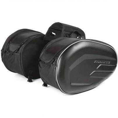 Motorcycle Saddle Bag Waterproof Motorcycle Panniers Side Bags Luggage Rain Cover Expandable Capacity 36-58L Universal