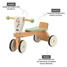 Tiny Love Boho Chic Wooden Children's Tricycle - 摩卡棕 - 查看 3
