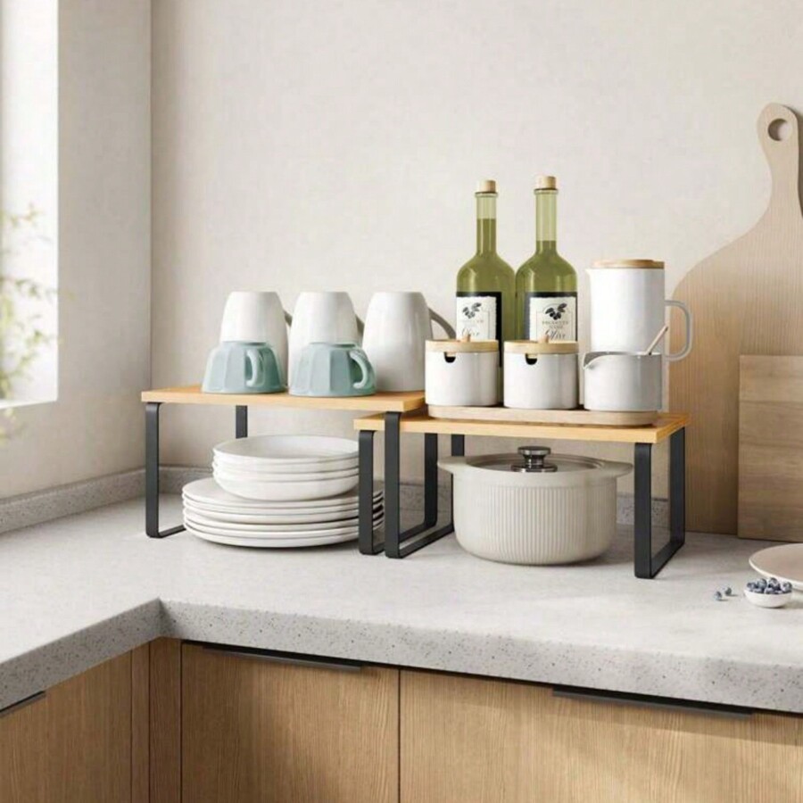 SONGMICS SONGMICS Organizer Shelf, Set Of 2 Kitchen Counter