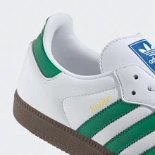 Adidas Originals Adidas Samba OG Premium Sneakers, Timeless Retro Trainers In Fall Tones, Leather & Suede Construction, Low-Top Casual Sneaker For Outdoor, Sports, Sambas For School And Work, Daily Shoes For Skate Outfit - 綠色 - 查看 9