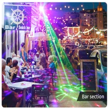 Oświetlenie imprezowe DJ Disco Light 120 Figure Blue DJ Disco Ball Light Stroboskop sceniczny LED Sterowany dźwiękiem Pilot zdalnego sterowania Nadaje się na imprezy w barze Boże Narodzenie Urodziny Wesele Romantyczne dekoracyjne oświetlenie tworzące atmosferę Impreza rodzinna Święto Klub remontowy