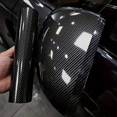 Envoltura de vinilo de fibra de carbono forjada 9D, de 30cm x 152cm, resistente al calor y al agua, adhesivo para la carrocería de motocicletas y automóviles, decoraciones para espejos retrovisores, modificaciones interiores y exteriores, película protectora