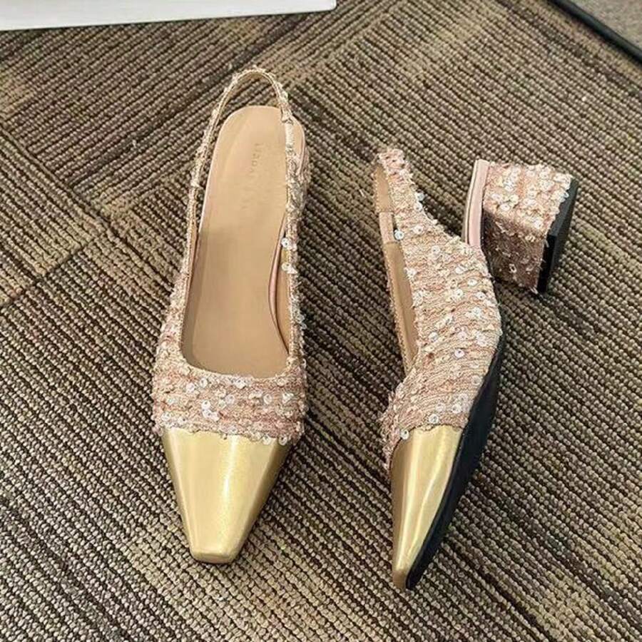 Women's Mary Jane High Heel Shoes, Retro Style Pumps, Chunky Heel, 2024